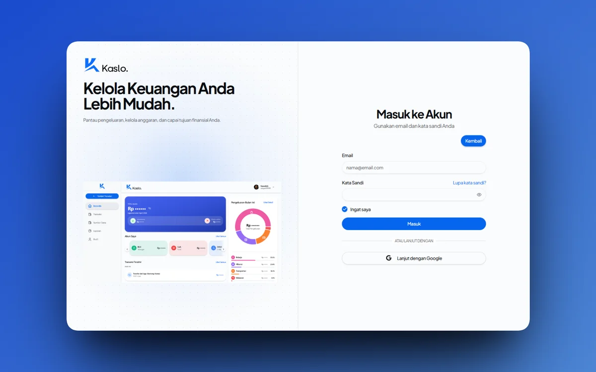 Kaslo – Personal Finance Management preview 2