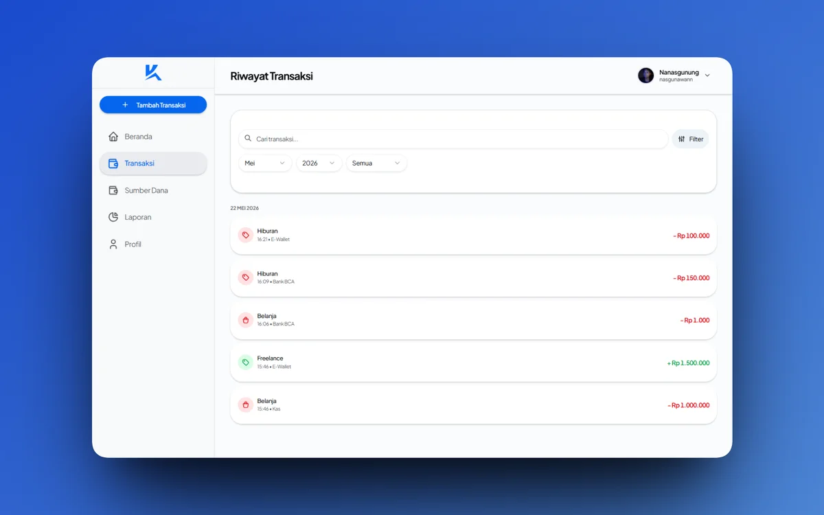 Kaslo – Personal Finance Management preview 4